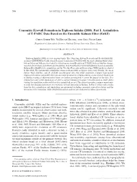 Concentric Eyewall Formation in Typhoon Sinlaku (2008). Part I: Assimilation of T-PARC Data Based on the Ensemble Kalman Filter (Enkf)