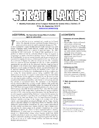 CONTENTS Open Or Concealed �Summary of Events [Month] (P
