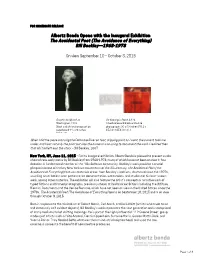 (The Avoidance of Everything) Bill Beckley—1968-1978 On