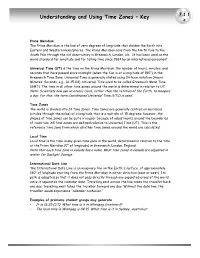 Understanding and Using Time Zones – Key 7.1.1 E