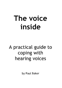 A Practical Guide to Coping with Hearing Voices