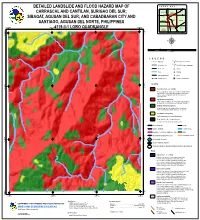 Detailed Landslide and Flood Hazard Map of Carrascal