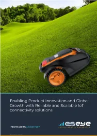Enabling Product Innovation and Global Growth with Reliable and Scalable Iot Connectivity Solutions