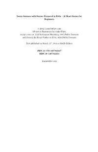 A Detective Story for German Language Learners