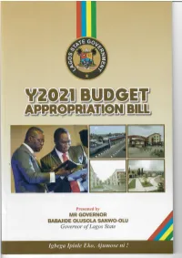 Appropriation Bill 2021