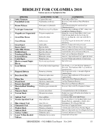 SPECIES LIST(Pdf)
