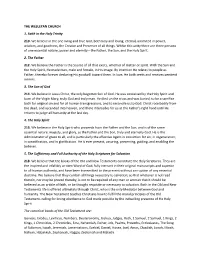 Articles of Religion and Acknowledge the Ecclesiastical Authority of Its Governing Bodies