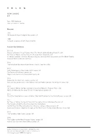 Hew Locke Cv