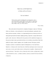 Infinite Space and Self-Similar Form In