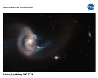 Interacting Galaxy NGC 7714