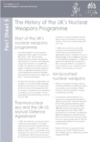 Nuclear Weapons Programme