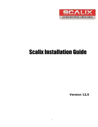 Scalix Installation Guide