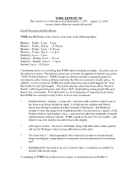 WJBK, DETROIT, MI This Report Covers the Time Period September 1, 2003 – August 31, 2004 (Except Where Otherwise Specifically Noted)