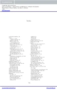© Cambridge University Press Cambridge