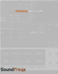 Alchemy-Quicktips-.Pdf