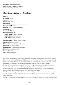 Alpe Di Corfino
