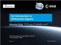 An Introduction to Differential Algebra