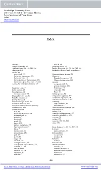 Brownian Motion Peter Morters and Yuval Peres Index More Information