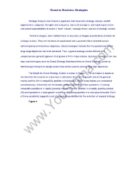 Grand Or Business Strategies