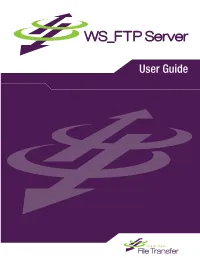 WS FTP Server
