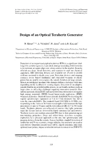 Design of an Optical Terahertz Generator