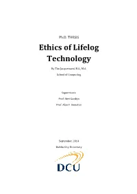 Ethics of the Sensor