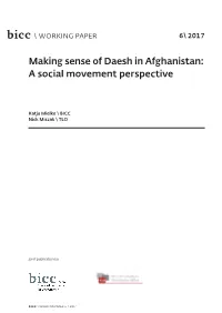 Making Sense of Daesh in Afghanistan: a Social Movement Perspective