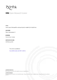 Outer Space Technopolitics and Postcolonial Modernity in Kazakhstan