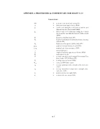 Appendix a Procedures & Commentary for Shaft 1-2-3