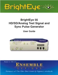 Brighteye 56 Manual