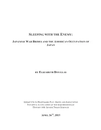 Sleeping with the Enemy: Japanese War