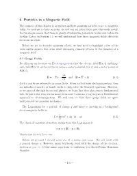 6. Particles in a Magnetic Field
