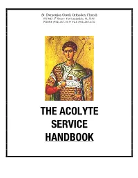 The Acolyte Service Handbook