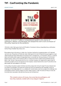 Confronting the Pandemic