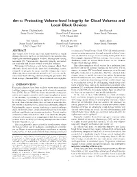 Dm-X: Protecting Volume-Level Integrity for Cloud Volumes and Local