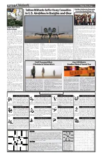 In U.S. Airstrikes in Badghis and Ghor