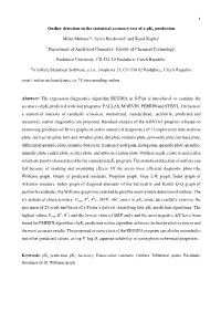 Outlier Detection in the Statistical Accuracy Test of a Pka Prediction