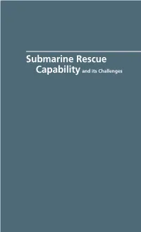 Submarine Rescue Capability and Its Challenges