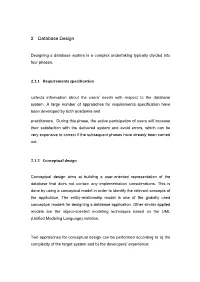 2 Database Design
