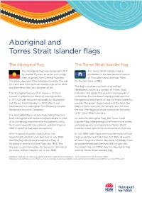 Aboriginal and Torres Strait Islander Flags