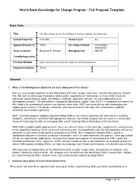 Full Proposal Template