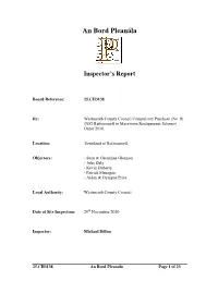 Inspectors Report