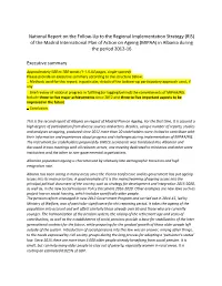 National Report on the Follow-Up to the Regional Implementation