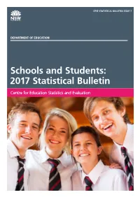 Schools and Students 2017 Statistical Bulletin