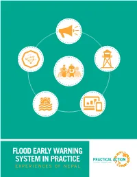 Flood Early Warning System in Practice Experiences of Nepal
