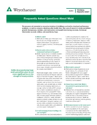 Frequently Asked Questions About Mold