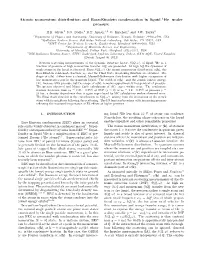 Atomic Momentum Distribution and Bose-Einstein Condensation in Liquid 4He Under Pressure
