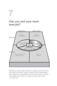 Can You and Your Team Execute?
