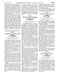 CONGRESSIONAL RECORD— Extensions Of
