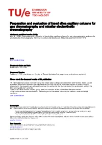 Preparation and Evaluation of Fused Silica Capillary Columns for Gas Chromatography and Micellar Electrokinetic Chromatography